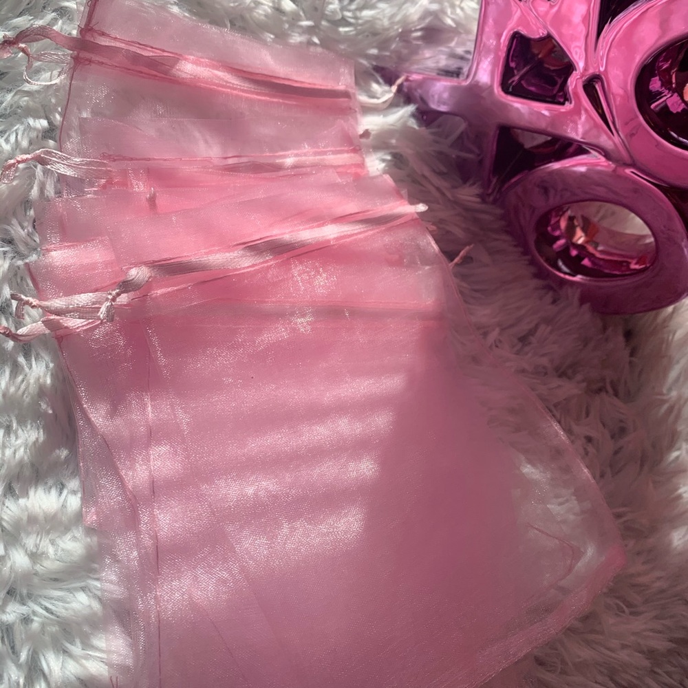 10x Satin Bags